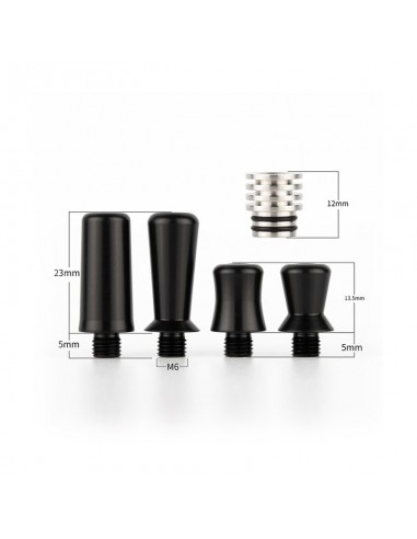 510 Ss & Epoxy Resin  4 In 1 Drip Tip