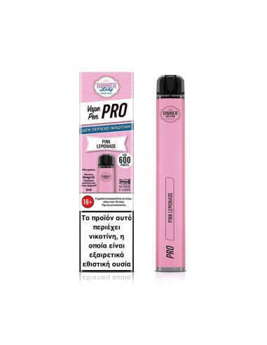 Dinner Lady Vape Pen Pro Pink Lemonade 2ml 0mg