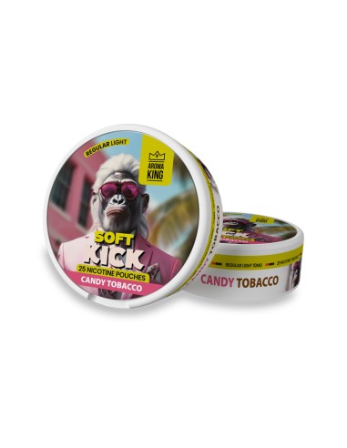 AK SOFT KICK Candy Tobacco Nicotine Pouches Regular Light 10mg