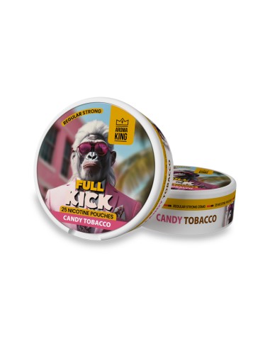 AK FULL KICK Candy Tobacco Nicotine Pouches Regular Strong 20mg