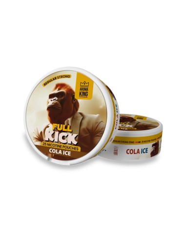 AK FULL KICK Cola Ice Nicotine Pouches Regular Strong 20mg
