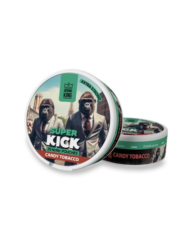 AK SUPER KICK Candy Tobacco Non Nicotine Pouches Extra Strong