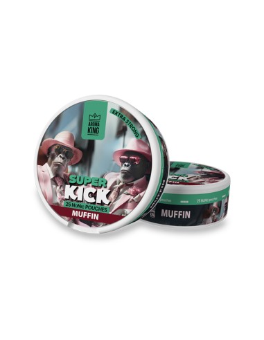 AK SUPER KICK Muffin Non Nicotine Pouches Extra Strong