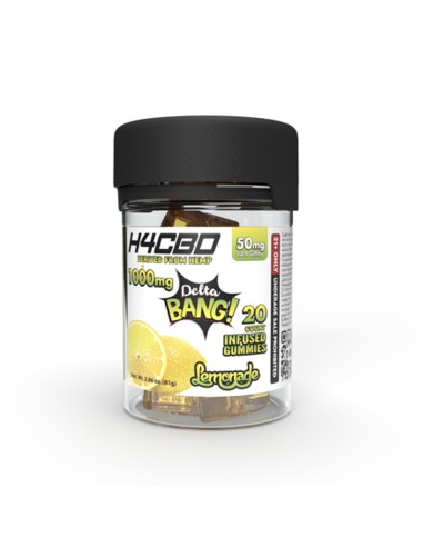 Deltabang H4-CBD Gummies Cubes Lemonade 1000mg