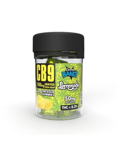 Deltabang CB9 Gummies Cubes Lemonade 1000mg