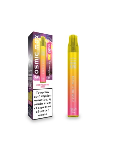 Cosmic Max 999 Puffs Passion Lychee Fruit Orange 2ml 20mg