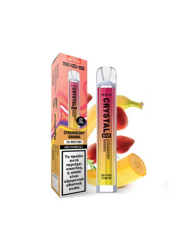 Crystal Bar Strawberry Banana 2ml 20mg