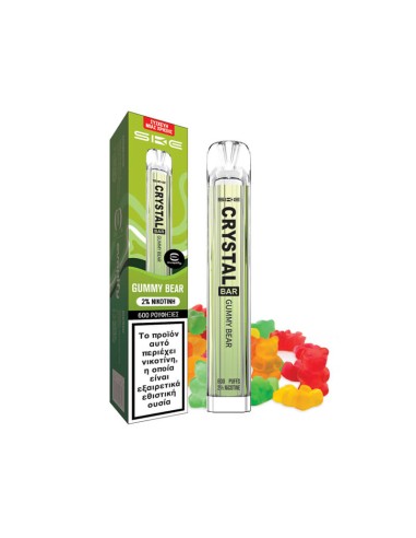 Crystal Bar Gummy Bear 2ml 20mg